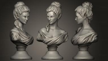 3D модель Бюст эльфийской девы (STL)